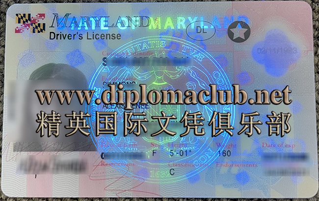 快速购买美国马里兰州驾照