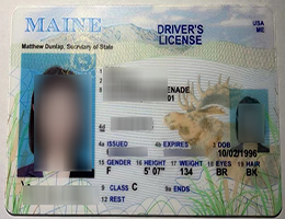 定做美国缅因州驾驶证，购买Maine driver，在线办理美国驾照