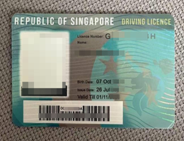 1:1制作高仿新加坡驾照，buy fake Singapore driver licence online