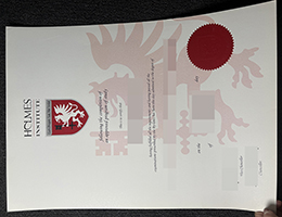 霍尔姆斯学院毕业证，Holmes Institute degree certificate