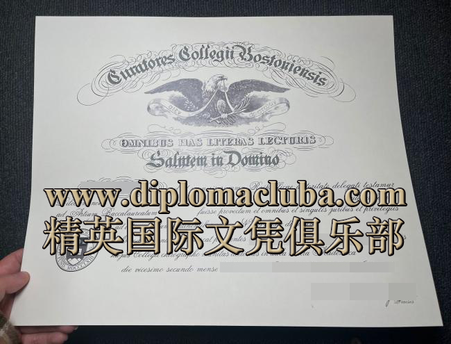 波士顿学院文凭