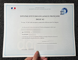 快速办理法国DELF A2证书，buy fake DELF A2 Certificates