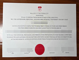 快速办理麦吉尔大学毕业证 | 购买McGill文凭证书 | 一份麦吉尔大学文凭学位证书多少钱?