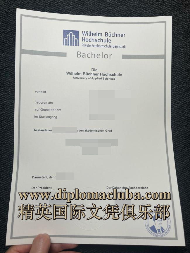 威廉毕希纳学院毕业证