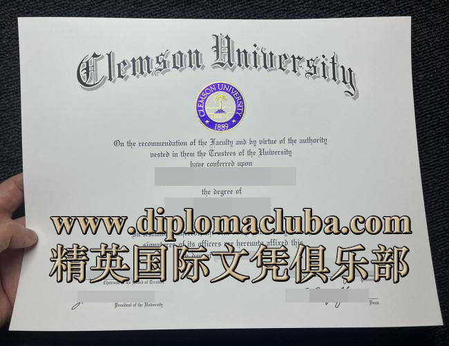 克莱姆森大学文凭