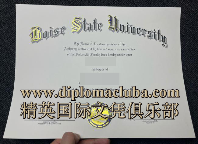 博伊西州立大学文凭