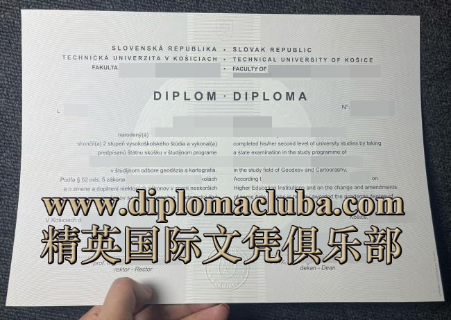 科希策技术大学文凭