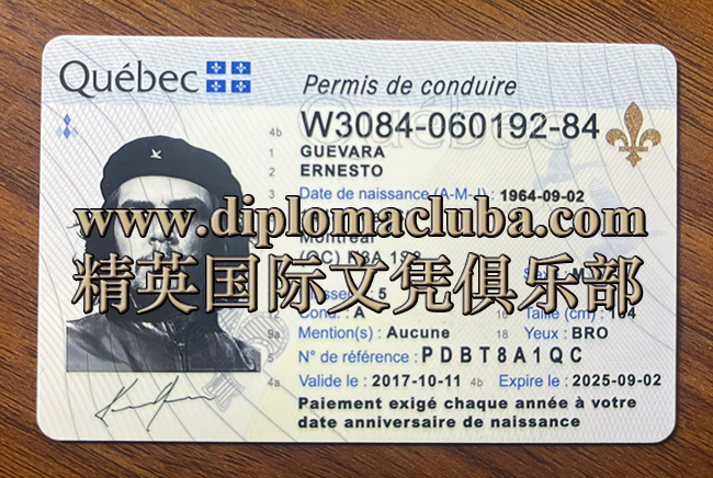 魁北克省驾照