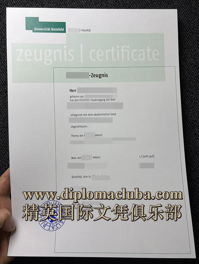 比勒费尔德大学成绩单