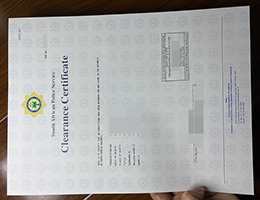 购买南非无犯罪证明 | 订购SAP Clearance Certificate | 一比一制作南非无犯罪证明