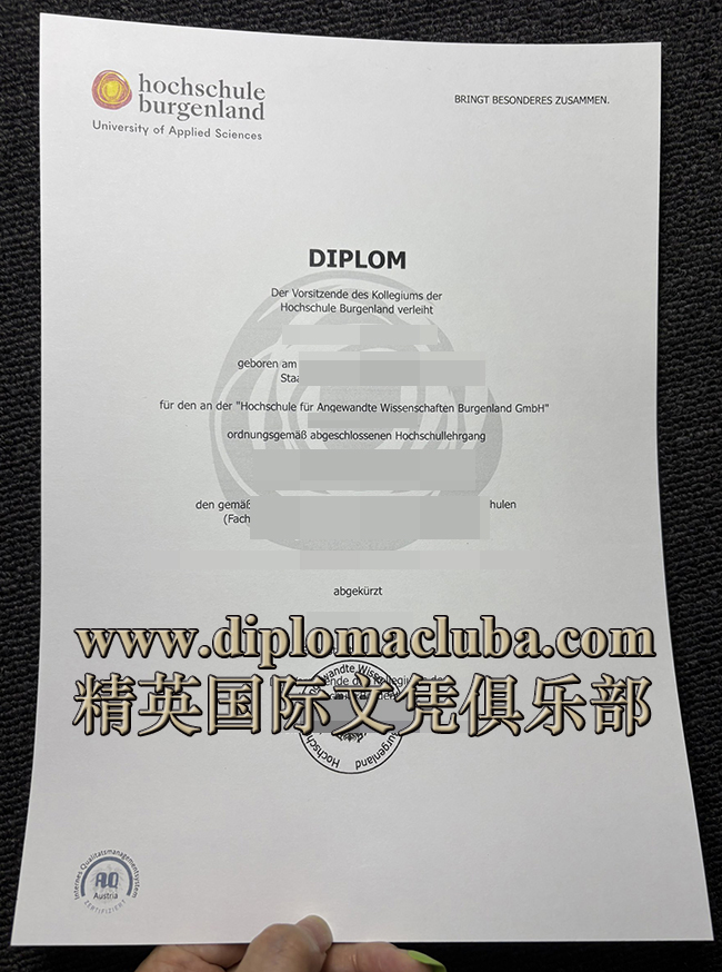 布尔根兰应用科学大学文凭