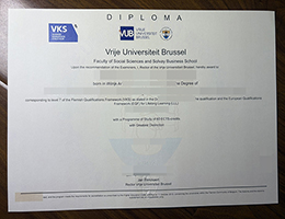 复刻布鲁塞尔自由大学文凭 | 购买VUB毕业证书 | 哪里可以高仿布鲁塞尔自由大学学历?