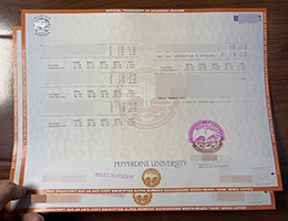 制作佩珀代因大学成绩单 | 如何高仿Pepperdine University成绩单?