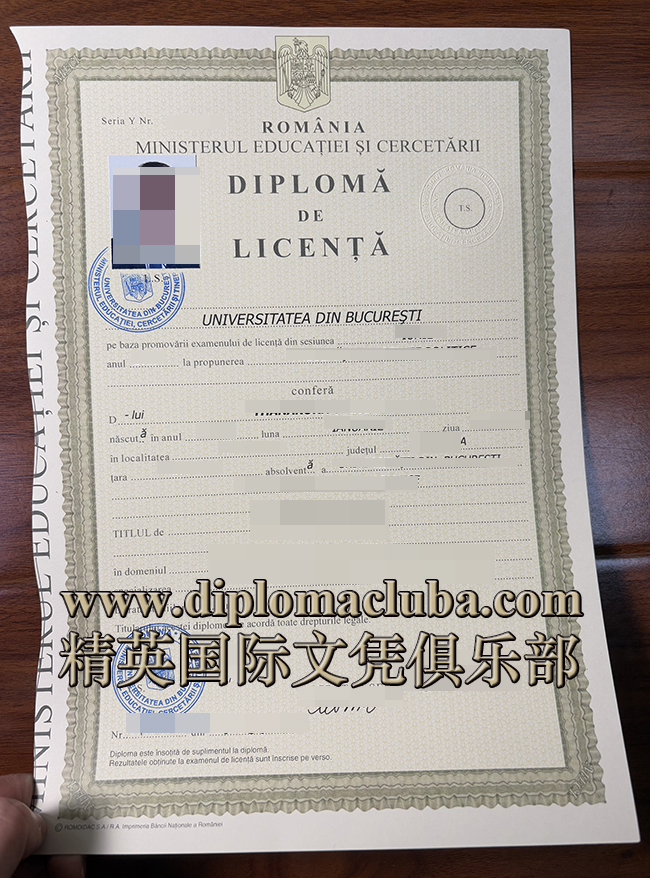 布加勒斯特大学文凭